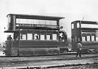 Tramway à air comprimé, système Mékarski de la CGO (1900)