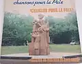 Pochette (recto) de l'album Chansons pour la Paix (1982).
