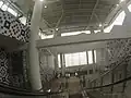 Intérieur de la station de métro El Harrach Gare.