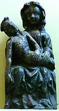 Pietà du XIVe&nbsp;siècle.