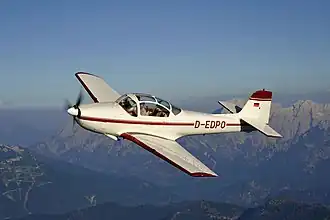 Vue de l'avion.