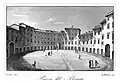 Gravure représentant la place en 1840.