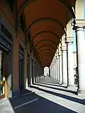 Les arcades du Palais de la Fondiaria