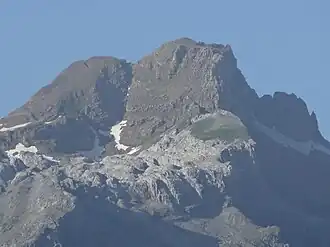 Le pic d'Aspe vu d'Aísa.