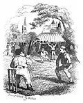 Illustration pour Les Papiers posthumes du Pickwick Club de Dickens (1837).