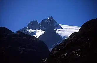 Vue de la face Nord depuis le chemin Coromoto-La Verde