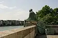 Helvetia regarde le Rhin, à Bâle.