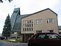 L'église vue de l'ouest.
