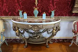 Console, vers 1779, Harewood, Harewood House.