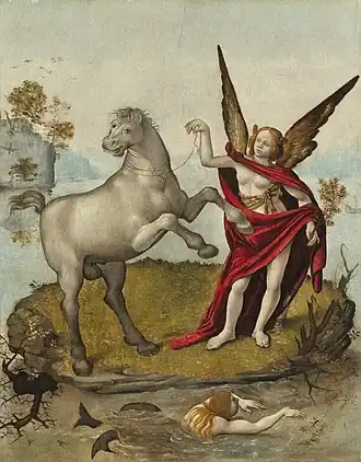 Allégorie, vers 1500. National Gallery Washington.