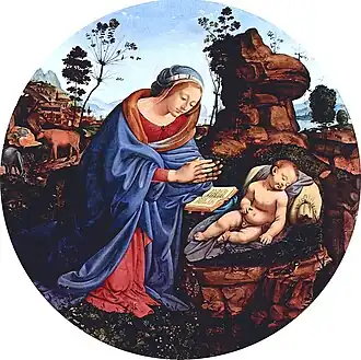 Madone, 1490. Musée d'art de Toledo.