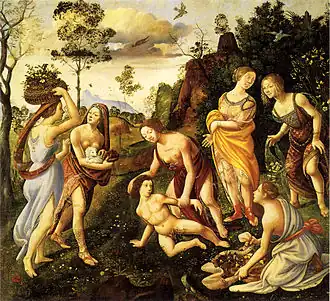 La Chute de Vulcain, vers 1490. Wadsworth Atheneum.