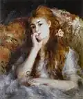 Jeune Femme assise (La Pensée), Pierre-Auguste Renoir.