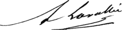 signature de Pierre Alphonse Martin-Lavallée
