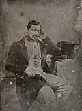 Autoportrait en sept minutes, daguerréotype, 1841