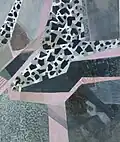 Paysage d'un autre monde II, acrylique sur papier, 61x50cm, 2016