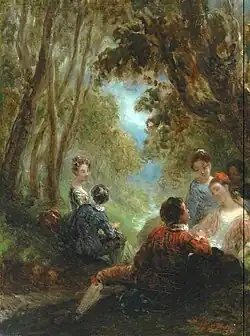 Fête champêtre, Barnard Castle, Bowes Museum.