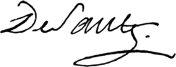 signature de Pierre Joseph Desault