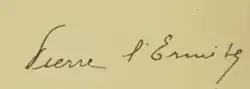 signature d'Edmond Loutil