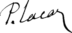 signature de Pierre Lacau