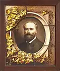 Portrait en vitrail du ministre d'État Paul Eyschen (1891)