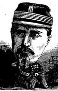 Portrait de Denfert-Rochereau paru dans Le Trombinoscope de Touchatout en 1872.