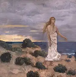 Femme sur la plage (1887), Saint-Pétersbourg, musée de l'Ermitage.