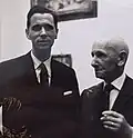 Jean Jules-Verne et son fils Pierre Verne en 1970