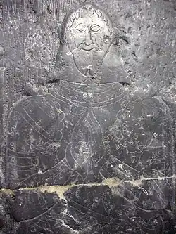 détail du gisant de Jean Rasoir