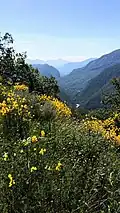 Pierrefeu dans la vallée de l'Estéron.