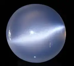 Adulaire-pierre de lune (cabochon). Minas Gerais, Brésil (23 mm).