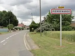 entrée du village