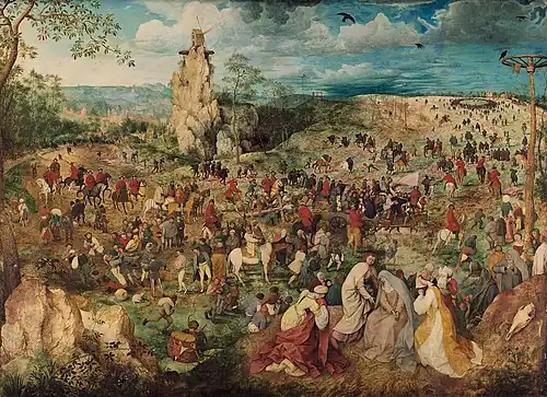 Pieter Brueghel l'AncienLe Portement de Croix, 1564.