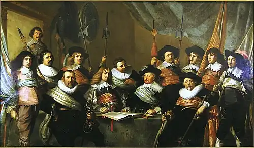 Pieter Claesz Soutman, Les Cluveniers de Haarlem, 1642.