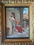 Panneau en pierre dure créé par Giovanni Montelatici à la fin des années 1800 (Florence).