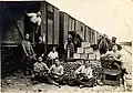Cargaisons d'agrumes à Petakh Tikva (1940-50)
