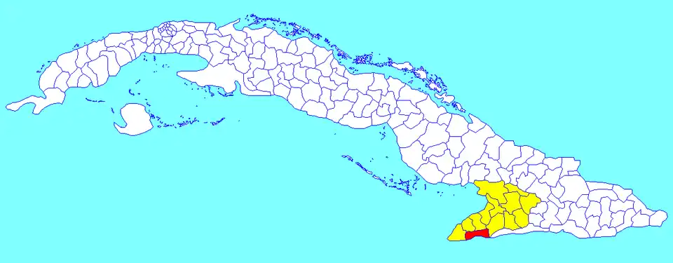 Municipalité de Pilón ans la province de Granma