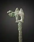 Épingle au chameau. Bactriane. 2000-1500. Bronze, H. tot. 20.5 cm. LACMA