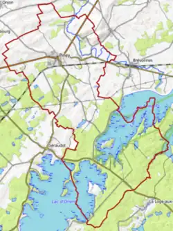 Carte topographique