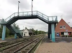 La passerelle.