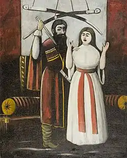 Scène de la pièce de Valerian Gunia Frère et Sœur.