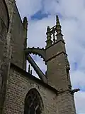 Contreforts de l'abside