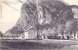 La gare terminus à Thônes