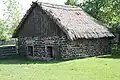 Maison du XIXe&nbsp;siècle reconstituée à Dziekanowice.