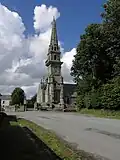 La chapelle de Locmaria : vue extérieure d'ensemble.