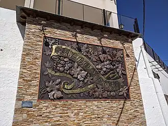 Panneau de la vigne