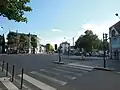 La place Zola, en direction du boulevard de l'Égalité