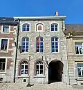 Ancien hôtel de ville : façades et toitures (à l'exception de l'annexe basse à l'arrière) et tous les éléments visibles de l'Arvô (murs, plafond et pavement), place Saint-Georges, n°30