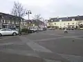 La Place centrale de Bruz.