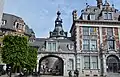 Le beffroi vu de la Place d'Armes.